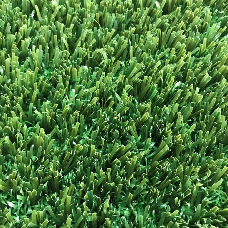 Non Infilled Synthetic Turf Football Artificial Grass For Soccer Field
