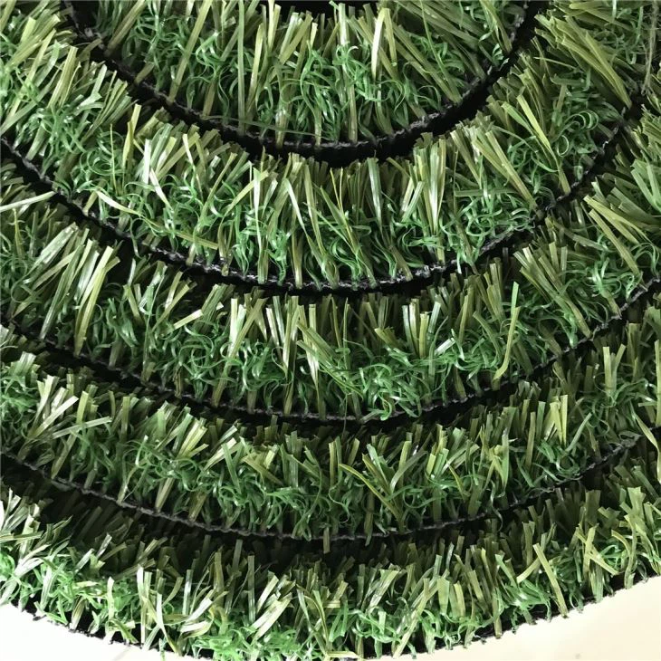 Non Infilled Synthetic Turf Football Artificial Grass For Soccer Field