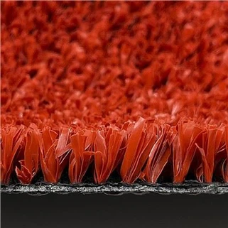 Toptan kırmızı yapay çim spor alan Tenis çim ve basketbol çim